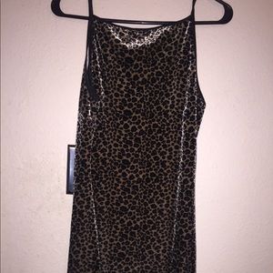 leopard print dress